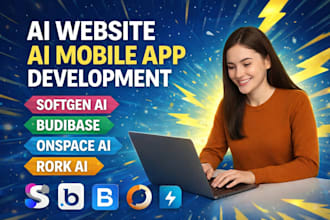 ai website ai mobile app development, softgen ai, budibase, onspace ai, rork ai