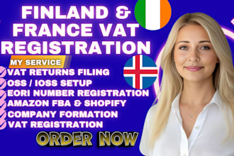 france siren siret vat eori and finland vat registration service