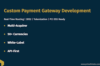 develop white label payment gateway