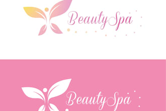 make luxurious modern elegant beauty spa logo design