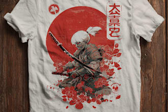 make japanese t shirt design