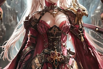 draw a anime character
