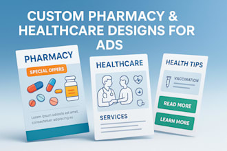 create pharmacy flyer healthcare brochure and pamphlet design for ads