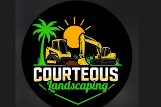 create professional and specially excavator logo design