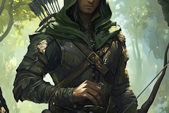 dnd, fantasy character and dnd character