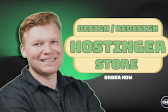 create unique store and website design