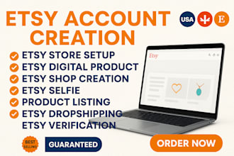 create etsy seller account etsy store setup etsy shop setup etsy verification