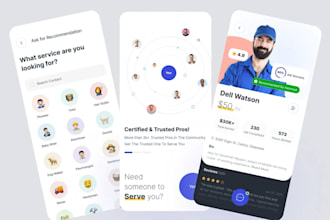 develop laundry barber spa handyman plumber electrician app with ai integration