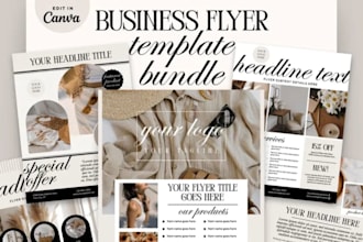 canva design esty digital product canva expert design canva ebook flyer brochure