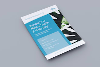 design a professional custom brochure, leaflet or flyer