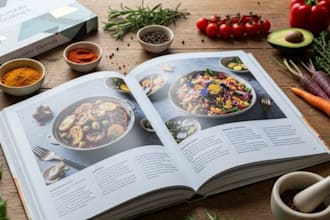 write quality cookbook recipe book, cookbook writer, cookbook formatting, ebook