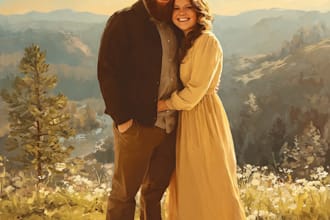 do stardew valley couple portraits