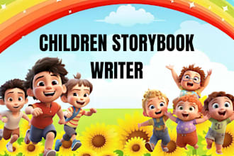 ghostwrite and edit engaging children rhyming story, poem, songs, children book