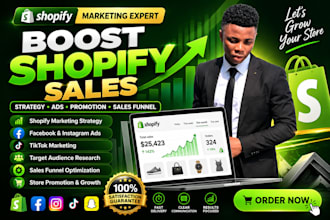 boost shopify sales with shopify marketing and facebook ads