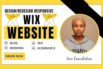 design wix studio redesign wix website edit wix website update wix website SEO