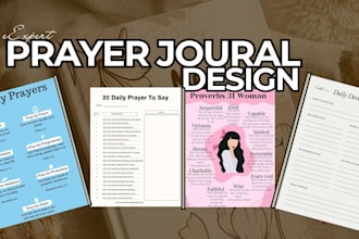 design, format christian prayer ebook, daily devotional journal prayer