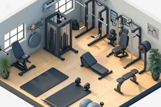design fitness product cad, sports equipment, and manufacturing ready 3d models