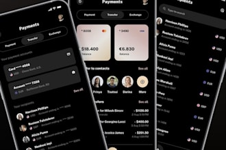 develop a secure p2p payment app with wallet, qr payments, and admin dashboard