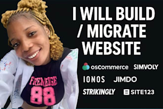 build oscommerce weebly simvoly ionos jimbo strikingly site123 website migration