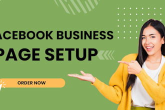 create and setup facebook business page