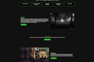 develop a fully responsive HTML and CSS landing page