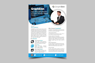 design professional flyer or one pager for you