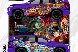 draw illustrations for mascot and car livery, sticker, decal