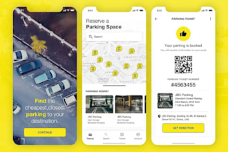 develop a custom car garage app and car parking app