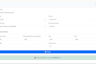 build a production model for demand forecasting