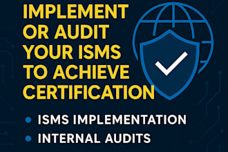 implement or audit iso 27001 isms to achieve certification
