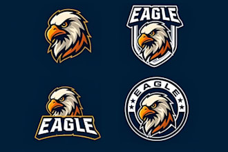 design awesome eagles logo design