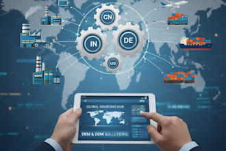 handle international product sourcing, supplier research and procurement