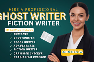 ghostwrite fiction book , romance book as an ebook