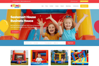 do vacation website bounce house website party rental event website house bounce