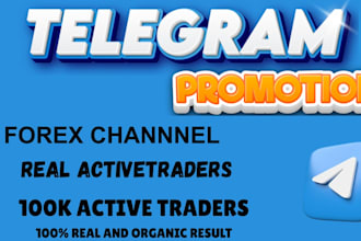 do telegram promotion, crypto promotion forex channel to get 100k active traders