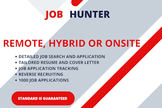 search and apply jobs, reverse recruit, job hunt, job application, resume revamp