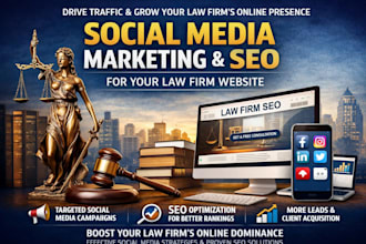 provide professional social media marketing and SEO for your law firm website