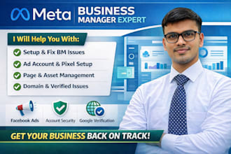 fix meta business suite and ads manager setup professionally