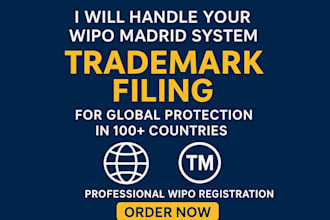 register your international trademark through wipo