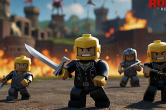 develop roblox game map scripting simuiation vfx for games animation game dev
