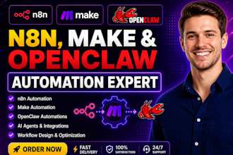 build, fix, and optimize n8n, clawdbot and openclaw automation