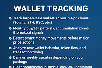 track whale wallets and deliver detailed crypto analytics with a good win rate