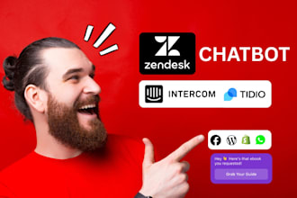 create ai chatbot with zendesk for wordpress shopify automated live chat support