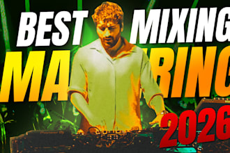 mix and master your edm, house, techno and rap