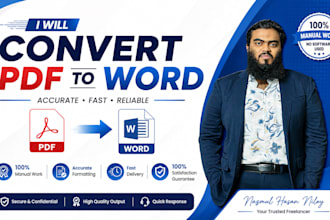 convert PDF to word