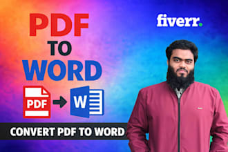 convert PDF to word