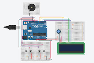 help you create arduino uno circuits and write arduino code