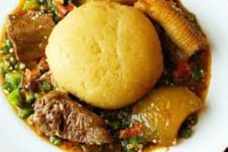 make eba and egusi for you