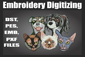 professionally digitize custom embroidery designs