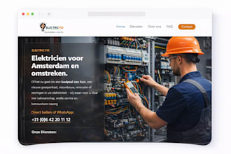 create a professional custom made wordpress website